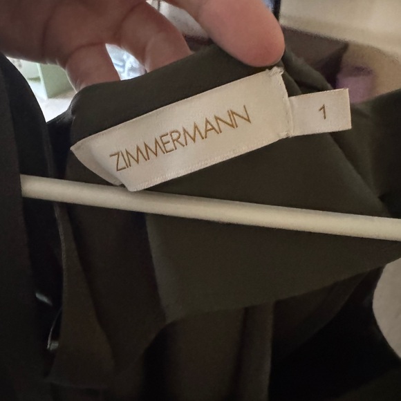 Zimmermann Dark Green Backless Dress - Picture 2 of 2